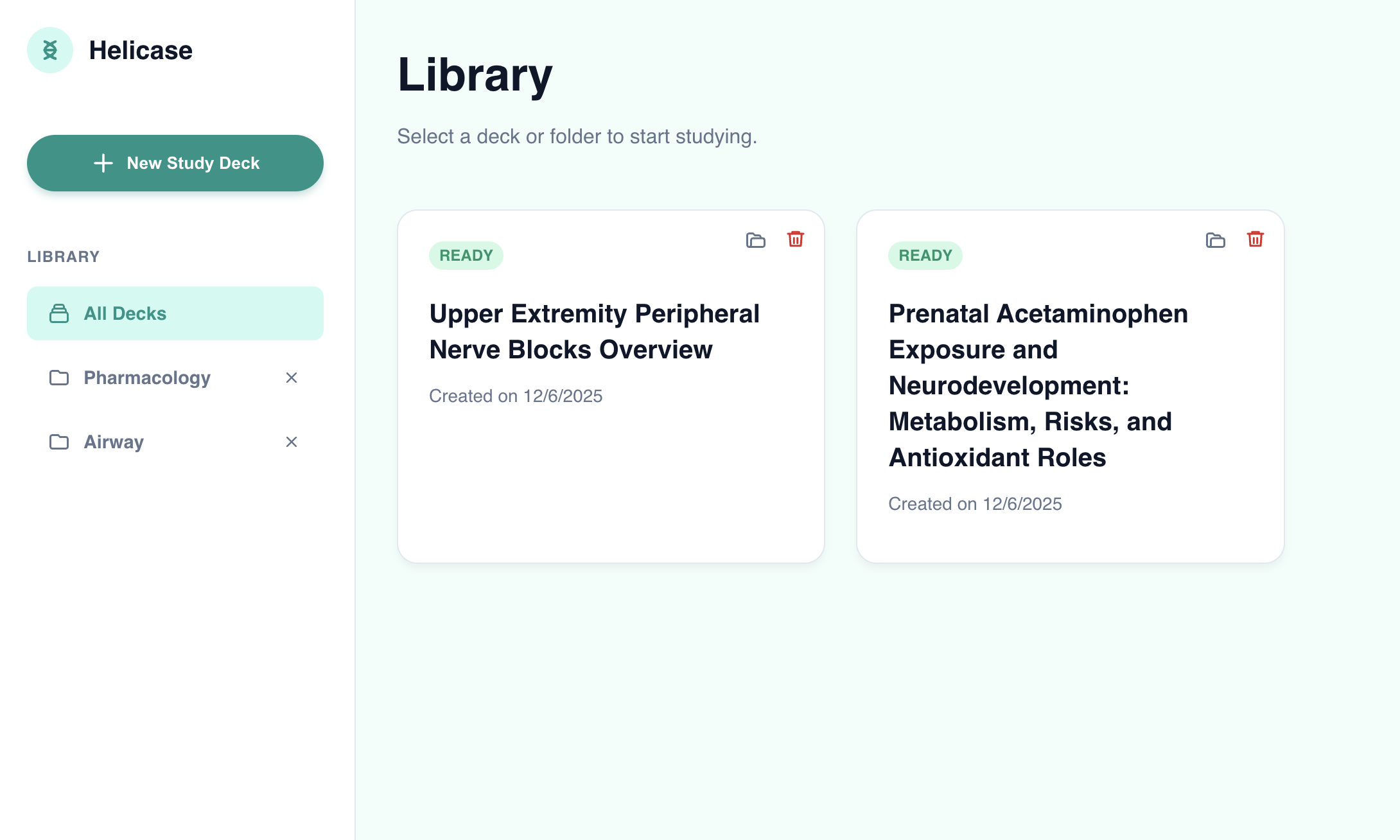 Organized Library Dashboard